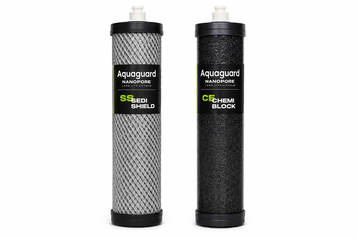 Aquaguard Nanopore Combi Kit Sedi Shield + Chemi Block Filter Kit for RO Water Purifier