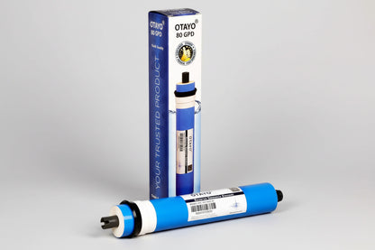 Otayo water filter cartridge with packaging on a white background