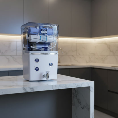 Kent Elegant Lite water purifier on a white background