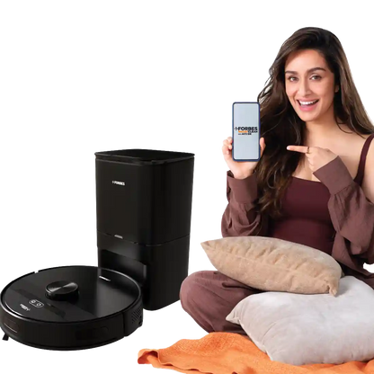 Eureka Forbes SmartClean Auto Bin Robotic Vacuum Cleaner – Self Emptying | LiDAR Mapping | Wet & Dry Cleaning