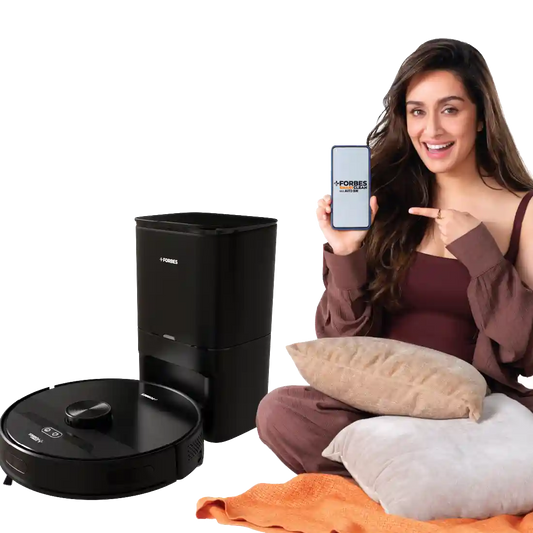 Eureka Forbes SmartClean Auto Bin Robotic Vacuum Cleaner – Self Emptying | LiDAR Mapping | Wet & Dry Cleaning