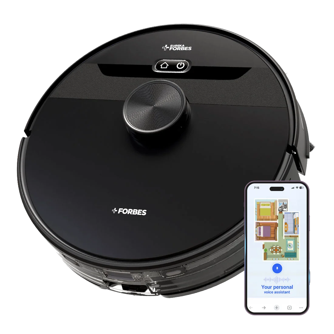 Eureka Forbes SmartClean Home Mapping Nuo Robotic Vacuum Cleaner – 9000Pa HyperSuction