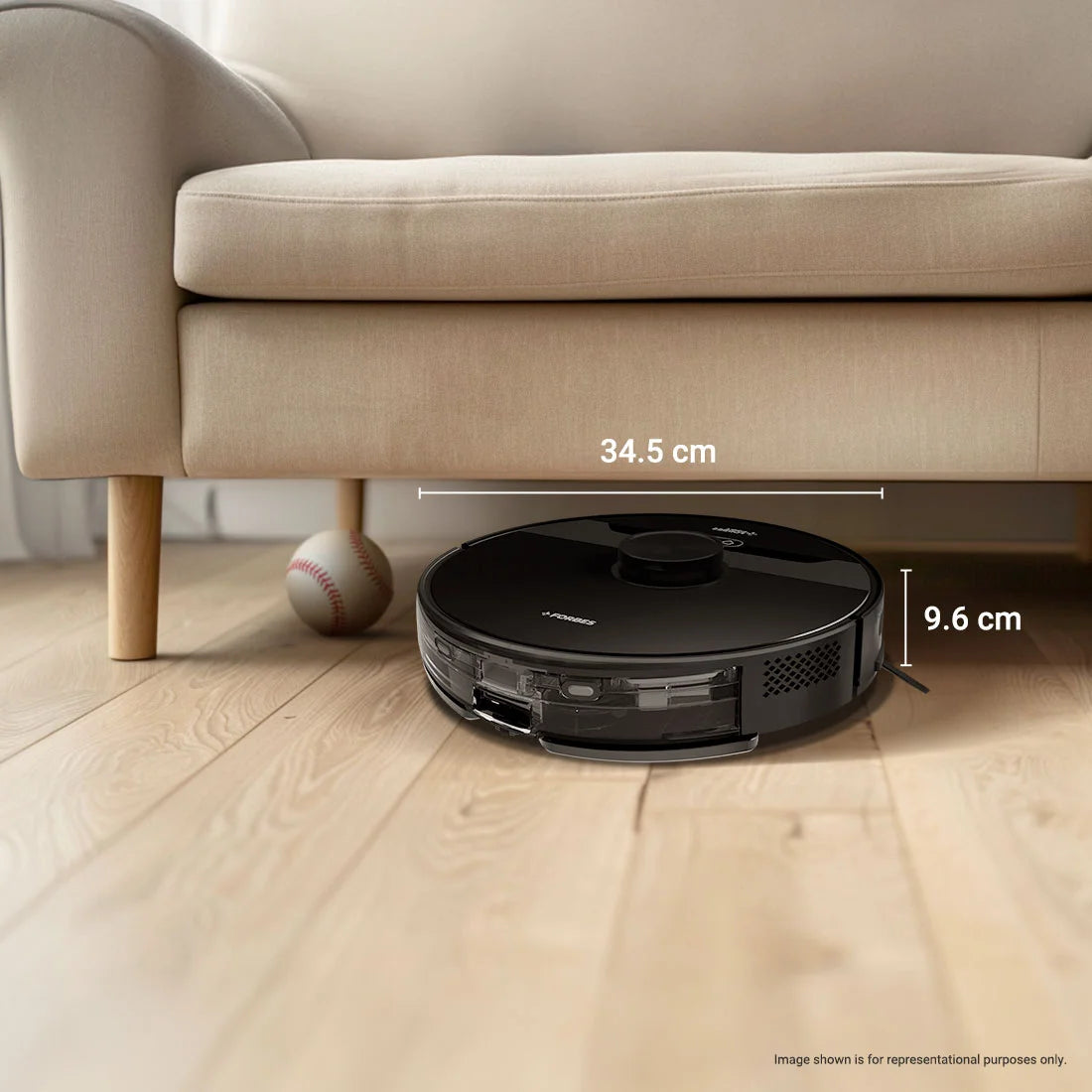 Eureka Forbes SmartClean Home Mapping Nuo Robotic Vacuum Cleaner – 9000Pa HyperSuction