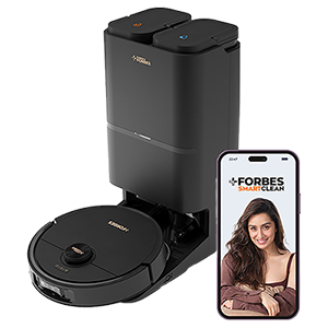 Eureka Forbes SmartClean Robotic Vacuum Cleaner with Fully Automatic Cleaning Station – AI LiDAR Navigation & Auto Mop Wash