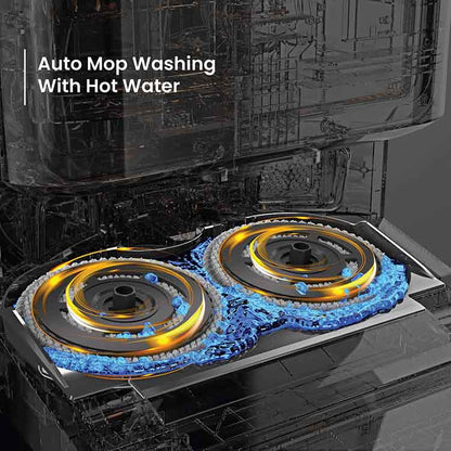 Eureka Forbes SmartClean Robotic Vacuum Cleaner with Fully Automatic Cleaning Station – AI LiDAR Navigation & Auto Mop Wash