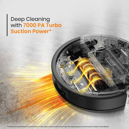 Eureka Forbes SmartClean Robotic Vacuum Cleaner with Fully Automatic Cleaning Station – AI LiDAR Navigation & Auto Mop Wash