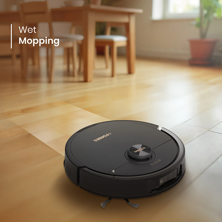 Eureka Forbes SmartClean Robotic Vacuum Cleaner with Fully Automatic Cleaning Station – AI LiDAR Navigation & Auto Mop Wash