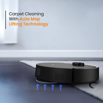 Eureka Forbes SmartClean Robotic Vacuum Cleaner with Fully Automatic Cleaning Station – AI LiDAR Navigation & Auto Mop Wash