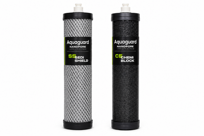 Aquaguard Nanopore Combi Kit Sedi Shield + Chemi Block Filter Kit for RO Water Purifier