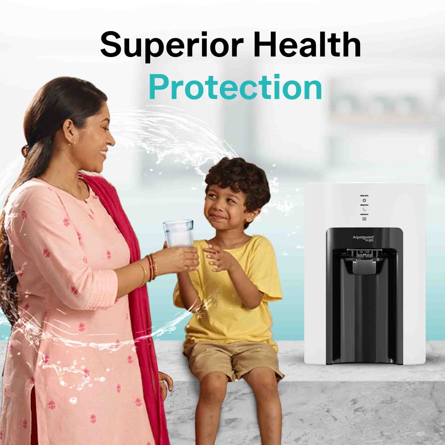 Aquaguard Sure Champ RO + UV 2X Water Purifier – 6L
