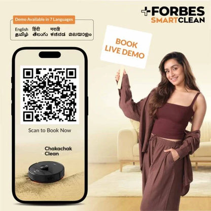 Eureka Forbes SmartClean Auto Bin Robotic Vacuum Cleaner – Self Emptying | LiDAR Mapping | Wet & Dry Cleaning